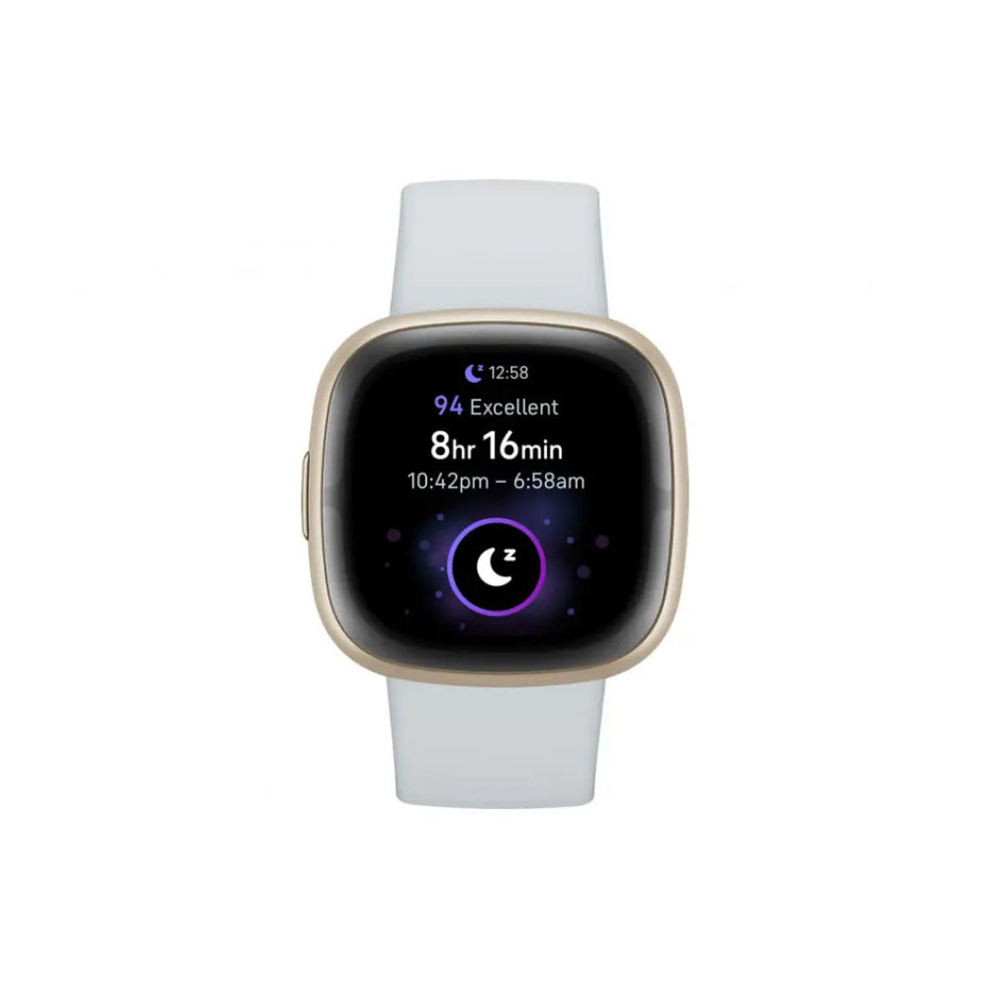 Смарт-годинник Fitbit Sense 2 Blue Mist/Soft Gold (FB521GLBM)